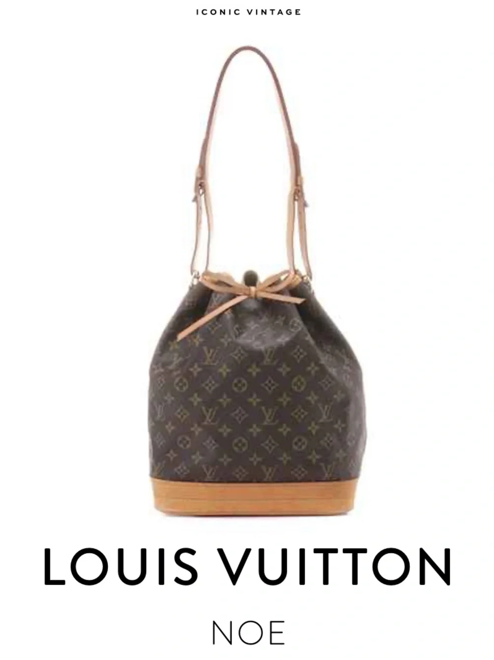 Louis Vuitton Monogram Drawstring Hobo in Brown and Tan